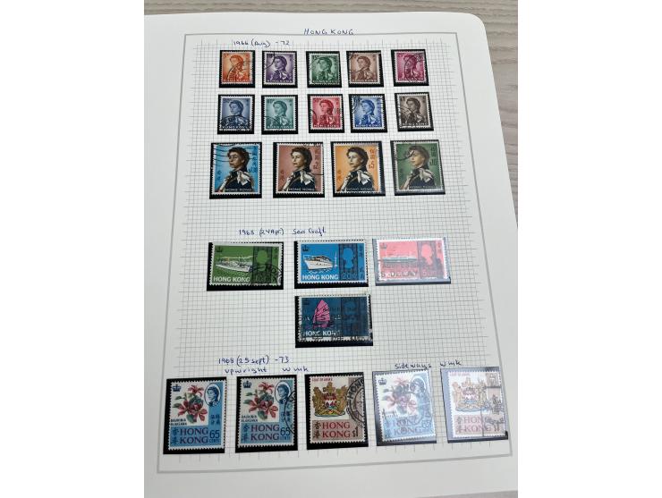 holding on album pages, better including QV used stamp to 96c, KGV Silver Jubilee, KGVI Silver Wedding, etc. Large quantity. 